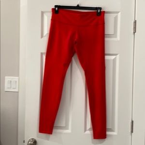 Lululemon Red Workout leggings